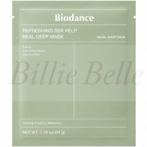 ماسک ورقه ای جلبک دریایی بایودنس | Biodance Refreshing sea kelp real deep mask